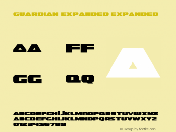 Guardian Expanded Version 2.1; 2019图片样张