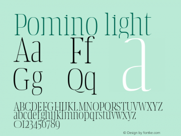 Pomino light 0.1.0图片样张