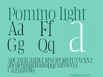 Pomino light 0.1.0图片样张