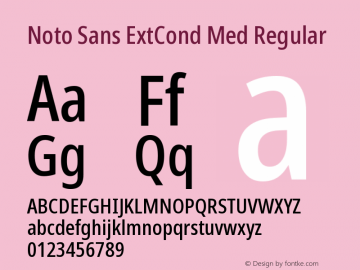 Noto Sans ExtraCondensed Medium Version 2.000;GOOG;noto-source:20170915:90ef993387c0 Font Sample