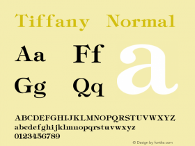 Tiffany Normal 3.1图片样张