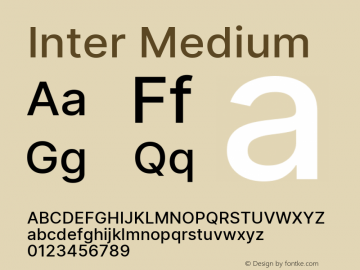 Inter Medium Version 3.008;git-672ead9a6图片样张