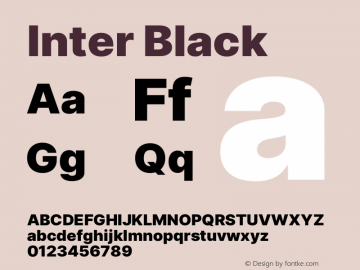 Inter Black Version 3.009;git-2c0637eac图片样张