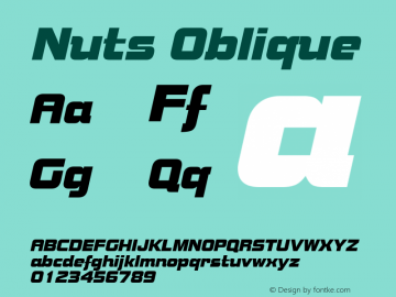 Nuts Oblique Rev. 003.000图片样张