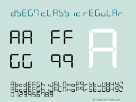 DSEG7 Classic-Regular Version 0.3图片样张