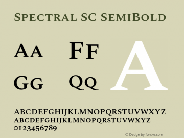SpectralSC-SemiBold Version 2.002图片样张
