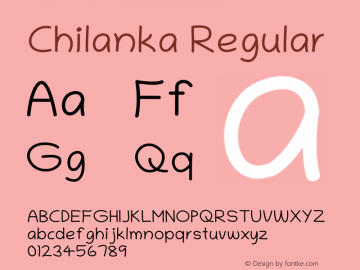 Chilanka Regular Version 1.400 Font Sample