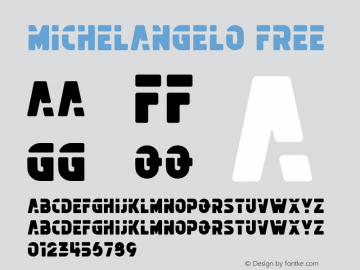 Michelangelo FREE Version 1.002;Fontself Maker 3.3.0图片样张