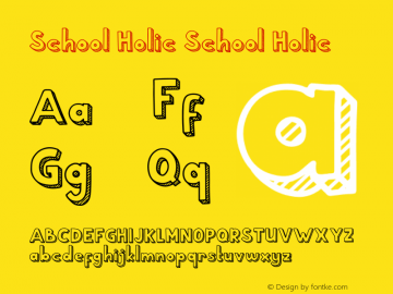 School Holic 5 School Holic 5 Version 1.00;September 2, 2019;FontCreator 12.0.0.2545 64-bit图片样张