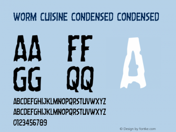 Worm Cuisine Condensed Version 1.0; 2015图片样张