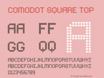 ComodotSquareTop Version 1.000;hotconv 1.0.109;makeotfexe 2.5.65596;YWFTv17 Font Sample