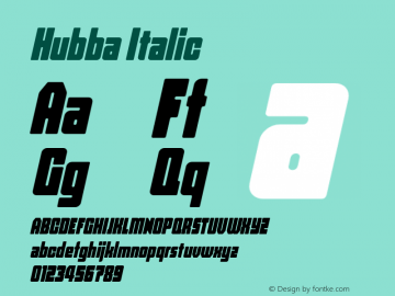 Hubba-Oblique Version 1.000图片样张