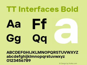 TTInterfaces-Bold Version 1.000;YWFTv17图片样张