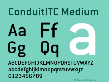 ConduitITC-Medium Version 001.000图片样张