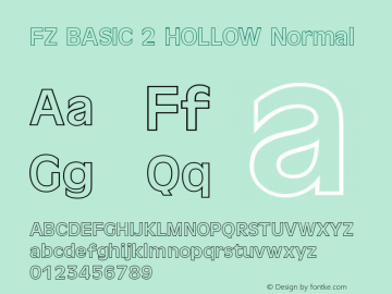 FZ BASIC 2 HOLLOW Normal 1.000图片样张