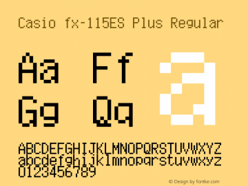 Casio fx-115ES Plus Regular Version 1.0图片样张