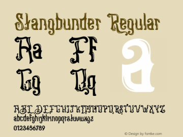 Stangbunder Version 1.000;PS 001.001;hotconv 1.0.56图片样张