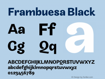 Frambuesa Black Version 1.000图片样张