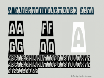 a_AlternaTitulCmDvBk 01.02 Font Sample