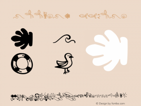 Jellysea Doodles Regular Version 1.002;Fontself Maker 2.2.1 Font Sample