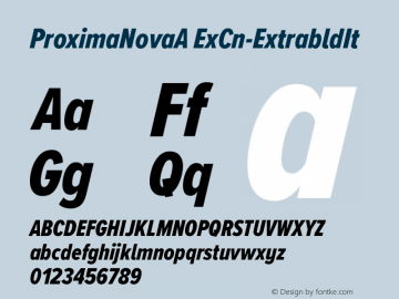 proxima nova excn bold font free download proxima nova excn bold font free download