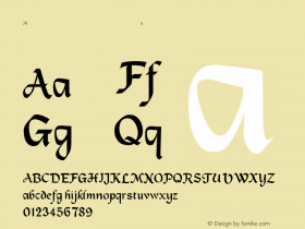 MacHumaine-Light Regular Unknown Font Sample