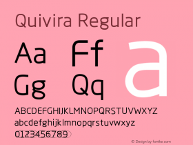 Quivira Version 4.1 Font Sample