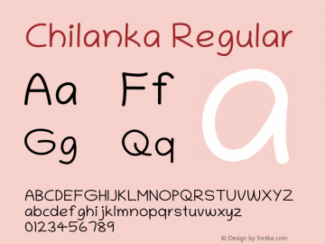 Chilanka Regular Version 1.400 Font Sample