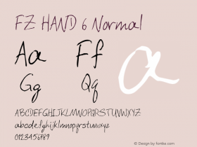 FZ HAND 6 Normal 1.0 Tue Apr 26 12:31:48 1994图片样张