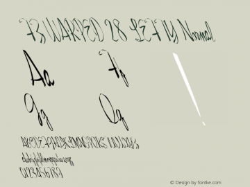 FZ WARPED 28 LEFTY Normal 1.0 Tue Feb 01 13:40:15 1994 Font Sample