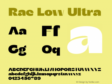 RaeLow-Ultra Version 2.02 | wf-rip DC20190525图片样张