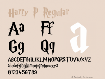 Harry P Regular ? Font Sample