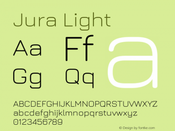 Jura Light Version 5.104图片样张