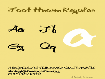 Foot ttnorm Regular Altsys Metamorphosis:10/27/94 Font Sample