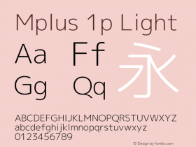 Mplus 1p Light Version 1.061图片样张