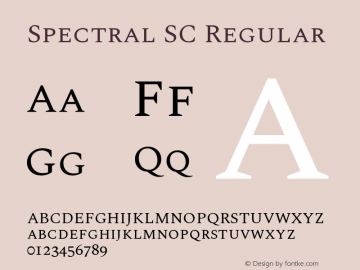 Spectral SC Regular Version 2.001图片样张