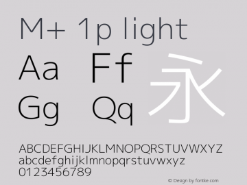 M+ 1p light 图片样张