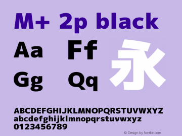 M+ 2p black 图片样张