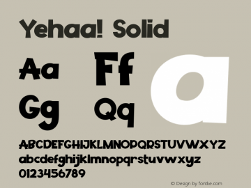 Yehaa! Solid Version 1.000图片样张