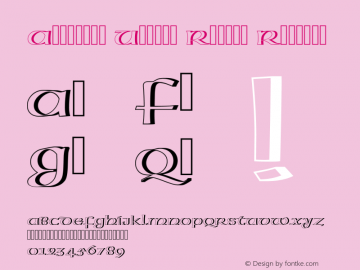 American Uncial Relief Version 1.00图片样张