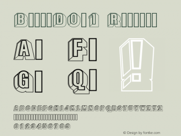 BuxomDOu1 Version 001.005 Font Sample