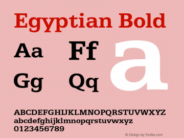 Egyptian-Bol Version 1.000;PS 1.00;hotconv 1.0.57;makeotf.lib2.0.21895 Font Sample