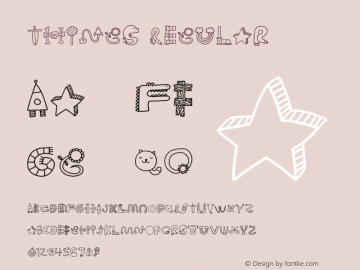 Things Regular Version 1.000图片样张