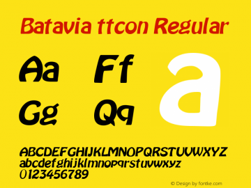 Batavia ttcon Regular Altsys Metamorphosis:10/27/94图片样张