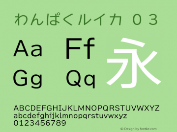 わんぱくルイカ-０３ Version 2.0.0图片样张