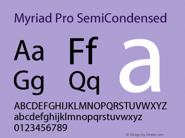 MyriadPro-SemiCn Version 2.037;PS 2.000;hotconv 1.0.51;makeotf.lib2.0.18671图片样张
