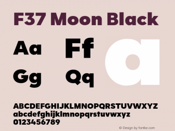 F37 Moon Black Version 1.000;hotconv 1.0.109;makeotfexe 2.5.65596图片样张