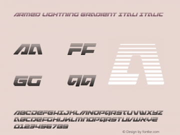 Armed Lightning Gradient Itali Version 1.2; 2019图片样张