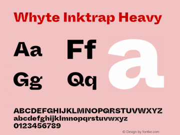 WhyteInktrap-Heavy Version 1.100图片样张