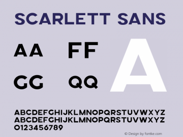 Scarlett Sans Version Version Version 1.000图片样张